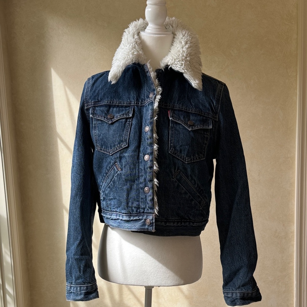 Levi’s Denim Sherpa-Lined Jacket